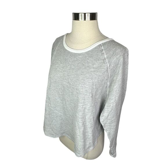 We The Free x Free People Oversized Cropped Sweatshirt - Size Small - Picture 2 of 4